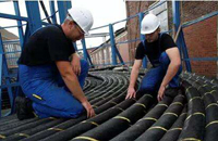 简单省力的电力乐动在线平台敷设施工方法